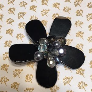 Jewelry - Flower black brooch NEW handmade Jewelry - Flower black brooch NEW handmade